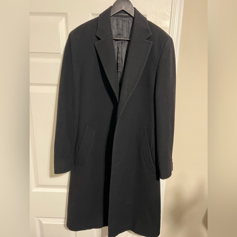 Hugo Boss Morgan Wool and Cashmere Coat Size 38R